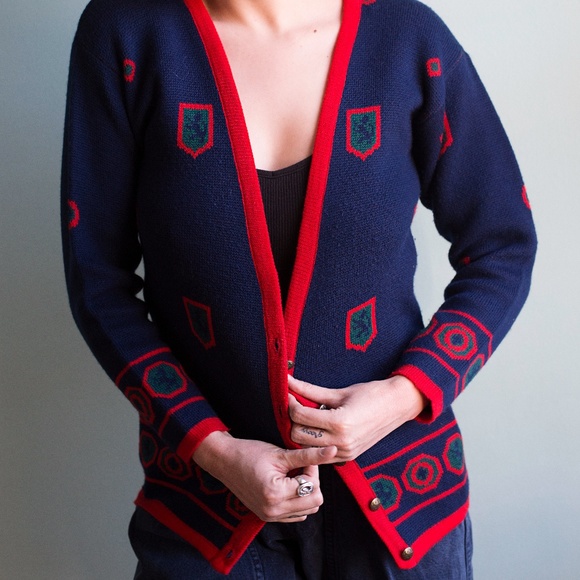 Pendleton Sweaters - Vintage Pendleton Virgin Wool Cardigan Sweater